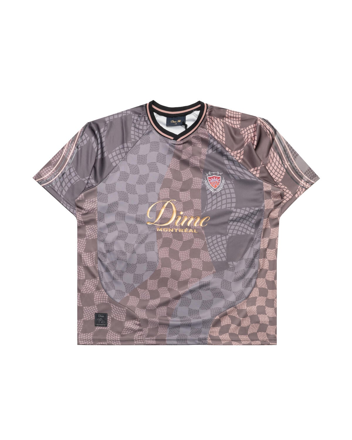Dime Checkered Home Jersey | DIMESU254GRY | AFEW STORE
